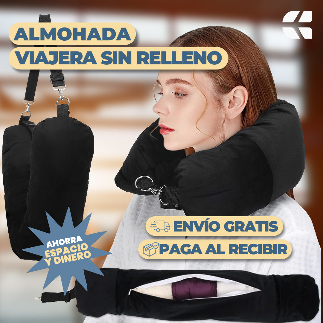 Almohada Viajera🛩️🧳 Sin relleno