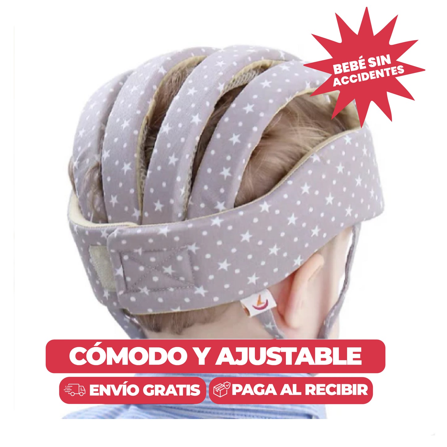 Gorro protector de cabeza - Bebés sin accidentes 👶🏼