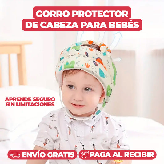 Gorro protector de cabeza - Bebés sin accidentes 👶🏼