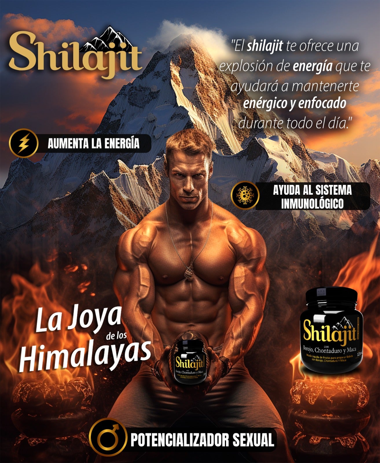 Shilajit del Himalaya 🚀 Suplemento 100% Natural